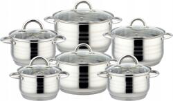 Edenberg Edénykészlet 12 Db-os Edenberg Edények 3999 Modern Indukciós Gáz (EB-3999)