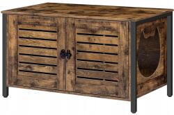 Hoobro Macskaház Hoobro barna téglalap alakú 80 cm x 45 cm x 50, 5 cm (Domek dla Kota Kuweta Szafka)