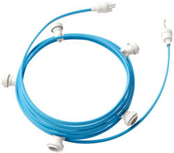 Creative-Cables Creative Cables design lámpa Kész használatra 7, 5 m-es Lumet fényfüzér készlettel, 5 fehér lámpatartóval, CATE27B075CM17 (CATE27B075CM17)