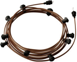 Creative-Cables Creative Cables design lámpa Kész használatra 12, 5 m-es Lumet String Light készlet 10 fekete CATE27N125CZ22 (CATE27N125CZ22)