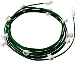 Creative-Cables Creative Cables foglalat Készre szerelt, 12, 5 m-es Lumet fényfüzér készlettel, 10 db fehér CATE27B125CM21 (CATE27B125CM21)