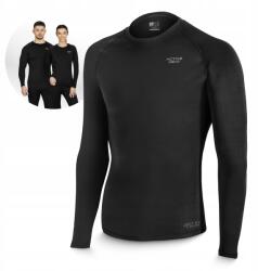 4FIZJO Thermo hosszú ujjú meleg blúz téli sportokhoz M (Koszulka termiczna unisex czarna - M)