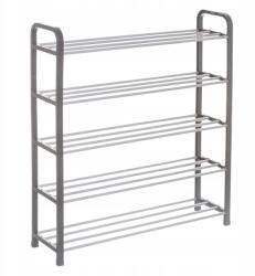 5five Stabil állvány Nyitott Cipőspolc Fém Előszobai Polc 5 polc (160434)