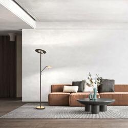 Fischer & Honsel modern állólámpa dent bézs fekete szürke fhl40466 (40466)