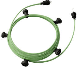 Creative-Cables Creative Cables design lámpa Készre szerelt, 7, 5 m-es Lumet fényfüzér készlet 5 fekete lámpatartóval, CATE27N075CX08 (CATE27N075CX08)