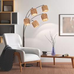 Fischer & Honsel skandináv boho állólámpa hyazinthe bézs fekete szürke fhl40444 (40444)