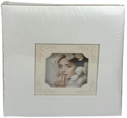 P&O Esküvői fotósarkos fényképalbum - 29x32 cm - ablakos cirádás kerettel (BBT2932-30-W20-6)