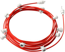 Creative-Cables Creative Cables foglalat Készre szerelt, 12, 5 m-es Lumet fényfüzér készlettel, 10 db fehér CATE27B125CM09 (CATE27B125CM09)