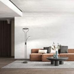 Fischer & Honsel modern állólámpa davos bézs fekete szürke fhl40470 (40470)