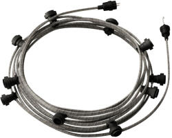Creative-Cables Creative Cables design lámpa Kész használatra 12, 5 m-es Lumet String Light készlet 10 fekete CATE27N125ECC37 (CATE27N125ECC37)
