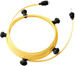 Creative-Cables Creative Cables design lámpa Készre szerelt, 7, 5 m-es Lumet fényfüzér készlet 5 fekete lámpatartóval, CATE27N075CM10 (CATE27N075CM10)