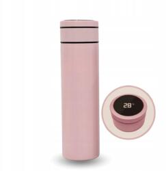  Bot termosz hőmérővel és cserélhető elemmel, rózsaszín (3646)