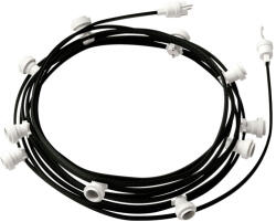 Creative-Cables Creative Cables foglalat Készre szerelt, 12, 5 m-es Lumet fényfüzér készlettel, 10 db fehér CATE27B125CM04 (CATE27B125CM04)