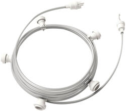 Creative-Cables Creative Cables design lámpa Kész használatra 7, 5 m-es Lumet fényfüzér készlettel, 5 fehér lámpatartóval, CATE27B075CM02 (CATE27B075CM02)