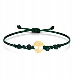 ZŁOCISTO Zsinóros Karkötő Szerencsefa Malachit (biżuteria na urodziny imieniny rocznicę)