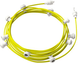 Creative-Cables Creative Cables foglalat Készre szerelt, 12, 5 m-es Lumet fényfüzér készlettel, 10 db fehér CATE27B125CF10 (CATE27B125CF10)