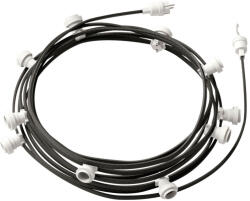 Creative-Cables Creative Cables foglalat Készre szerelt, 12, 5 m-es Lumet fényfüzér készlettel, 10 db fehér CATE27B125CM03 (CATE27B125CM03)