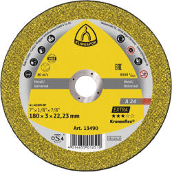 Klingspor Kronenflex® A 24 Extra vágókorong 180 x 2, 0 x 22, 23 (286455)