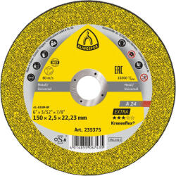 Klingspor Kronenflex® A 24 Extra vágókorong 150 x 2, 5 x 22, 23 (235375)