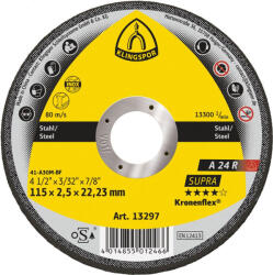 Klingspor Kronenflex® A 24 R Supra vágókorong 125 x 2, 5 x 22, 23 (13295)