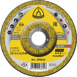 Klingspor Kronenflex® A 24 Extra vágókorong 125 x 3, 2 x 22, 23