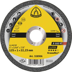 Klingspor Kronenflex® A 660 R Supra vágókorong 125 x 1, 0 x 22, 23