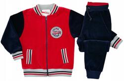 Revaj Velúr gyerek melegítőnadrág Velúr piros pamut meleg bomber Revaj 74 (Welurowy dres dziecięcy WELUR)