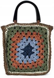 Szaleo Summer Boho kézitáska fonott, női nyári többszínű (tr22162-1)