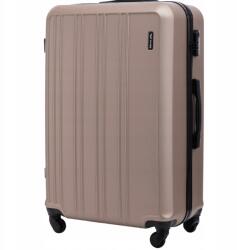 Wings XXL utazó bőrönd 4 keréken kódzáras nagy csomagtartó Abs Wings (HRR01-L-CHAMPAGNE)