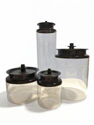 Tupperware átlátszó tároló henger nyomógombos fedéllel - több méretben Fajta: 500ml