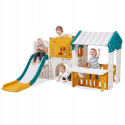 Vevor Kerti Házikó Gyerekeknek Többfunkciós Játék és Biztonságos Mászás (SLKXWJCSL23)