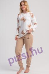 Vienetta Hosszúnadrágos női flanel pizsama (NPI6938 M)