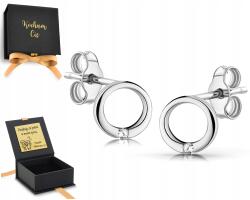 ZŁOCISTO Ezüst Fülbevaló Kerek Gyűrű 925