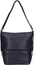 Sendi DESIGN Geantă/rucsac din piele pentru femei SendiDesign Milagros - albastru închis