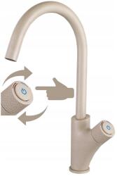 Granitan Konyhai Csaptelep Bézs Press On-off Mosogatóhoz Q (PRESS)