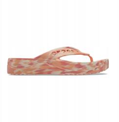 Crocs Flip-flop papucs Crocs Baya Platform Marbled Flip 41, 5 W10 Papaya/Multi (67625#10CL997)