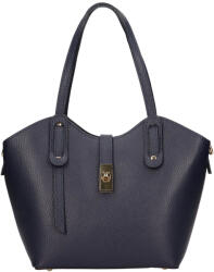 Italia Női bőr kézitáska Italia Bella - sötétkék