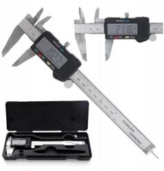 Kraft&Dele Elektronikus Digitális Tolómérő KD10299 150mm Fém Inox Tokban Bőrönd (KD10299)