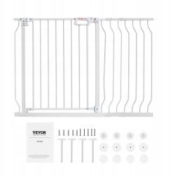  Vevor 29, 5" 48, 4" Extra Széles Kutyakapu 30" Magas Automatikus Záródású Fehér (LGXCWZLBS3059RN)