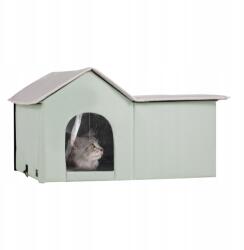 Vevor Fűthető Macskaház, Összecsukható Kutyaház Fűtött Párnával, Zöld, Nagy Méret (FWSBYMBHSNJBGX6)