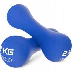 4FIZJO Vinil Súlyzók Fitnesz Edzéshez Terhelés Izomerősítés 2x2 Kg (Ciężarki żeliwne z powłoką winylową 2×2 kg)