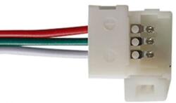  LED-szalag táp- és adatcsatlakozó - kábelhez (3pin, forrasztásmentes, patent) (T94434)