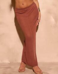 Prettylittlething Barna Maxi Kötött Szoknya Kivágás Alacsony Állapot Prettylittlething M