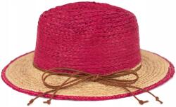 Szaleo Leukada nyári sapka panama városi strand natúr málna (CZ21175)