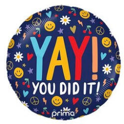 Prima Ballagási lufi 18" 45cm You Did it (LUFI852268)