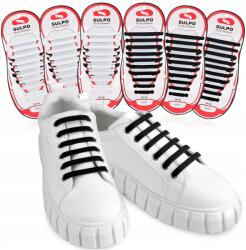 Sulpo Rugalmas gumi cipőfűző kötés nélkül lapos Sulpo (Sznurówki bez wiązania)