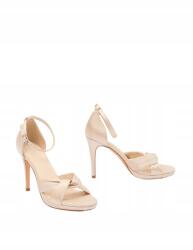 Reserved Bézs Magassarkú Szandál Klasszikus Sima Csattal 39-ES (167AX)