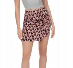 House Színes Aszimmetrikus Mintás Mini Szoknya MIX Minták Sima S
