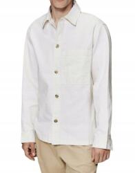 Reserved Krémszínű Sima Klasszikus Hosszú Ujjú Ing Cipzáras Gombokkal L