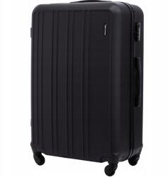 Wings XXL nagy utazó bőrönd 4 keréken tágas kódzár Abs Wings (HRR01-L-BLACK)